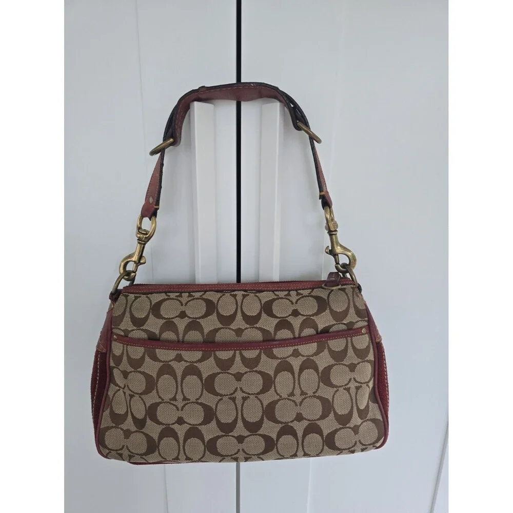Coach Vintage Y2K Soho Signature Suede Shoulder Bag 7063 Special Edition  2004